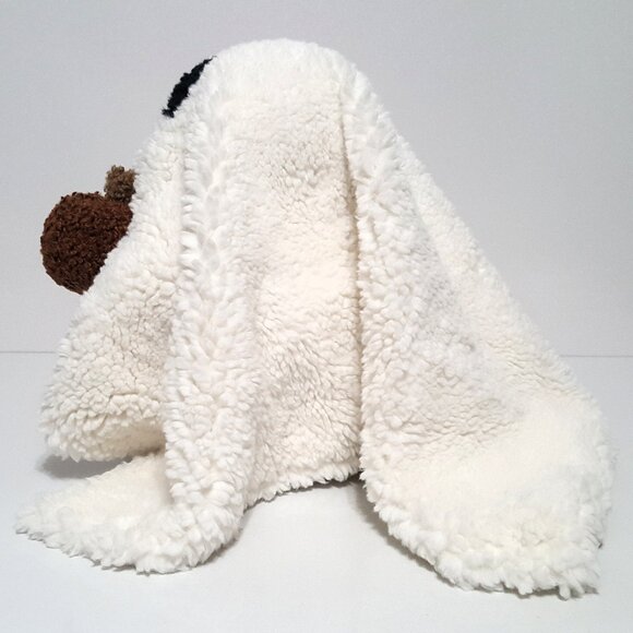 NEW Pottery Barn Gus the Halloween Ghost with Pumpkin Pillow 12" w x 13" h - Picture 4 of 6